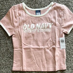 Old Navy Pink Athletic Sports Tee
